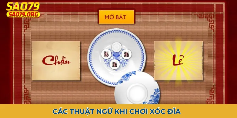 xóc đĩa Tổng hợp các thuật ngữ phổ biến